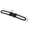 Dilwe Flashlight Mount Strap, 5 Pcs Silicone Strap Bandage Easy to Install for Hiking Camping Cycling view 4