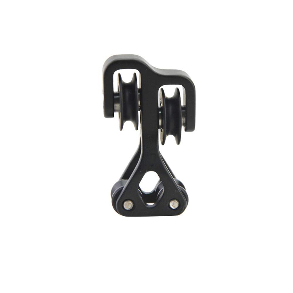 Aluminum Compound Bow String Cable Slide Bow String Separator Splitter Roller Glide Bowstring Protector (Black)
