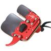 SAS Elite Aluminum Suede and Leather Finger Tab (Red, Medium) view 2