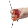 SAS Elite Aluminum Suede and Leather Finger Tab (Red, Medium) view 4