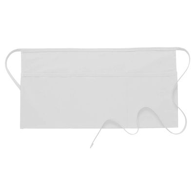 DayStar Apparel 100 Three Pocket Waist Apron, White