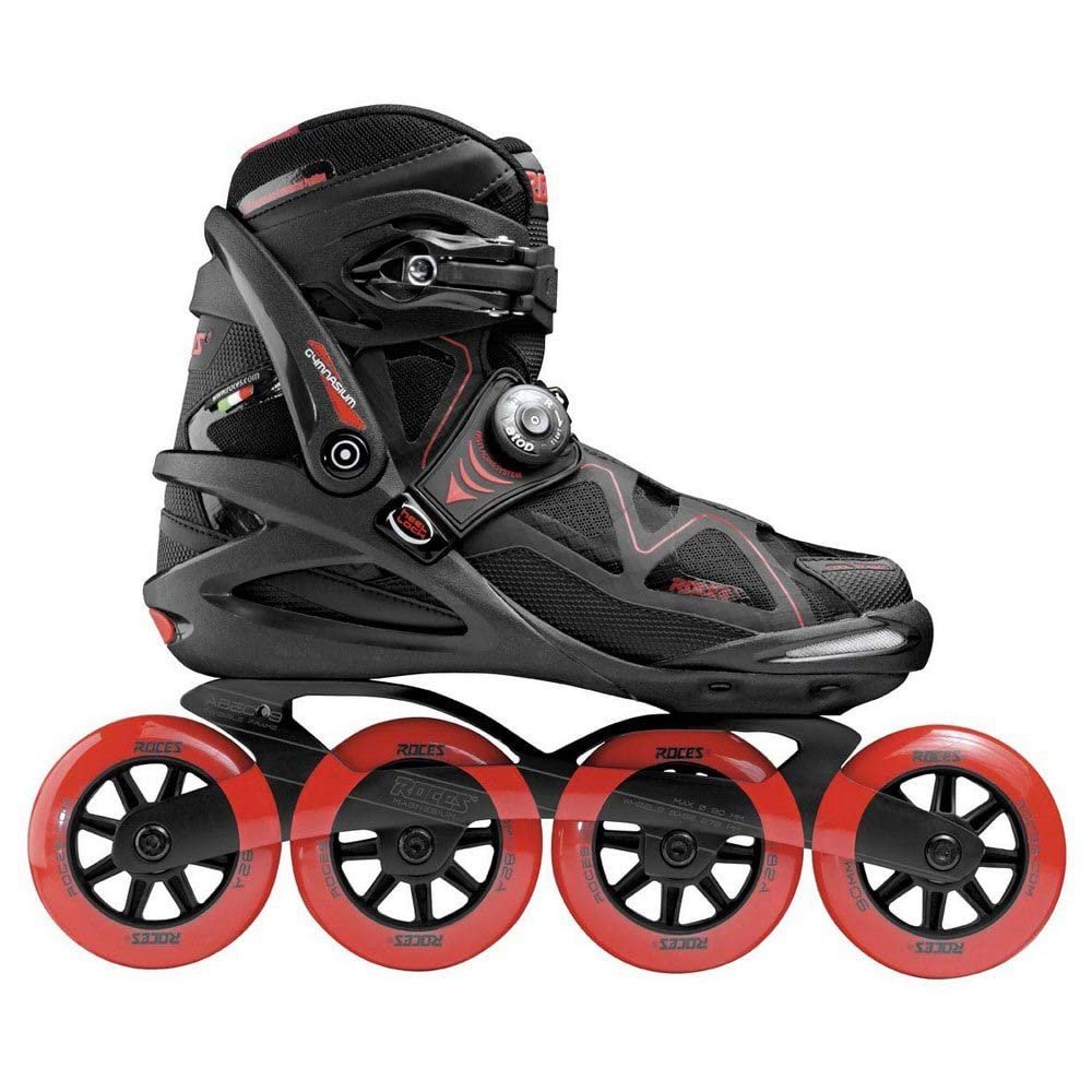 Roces Men's Gymnasium 2.0 TIF Inline Skates, Black-Red, 38