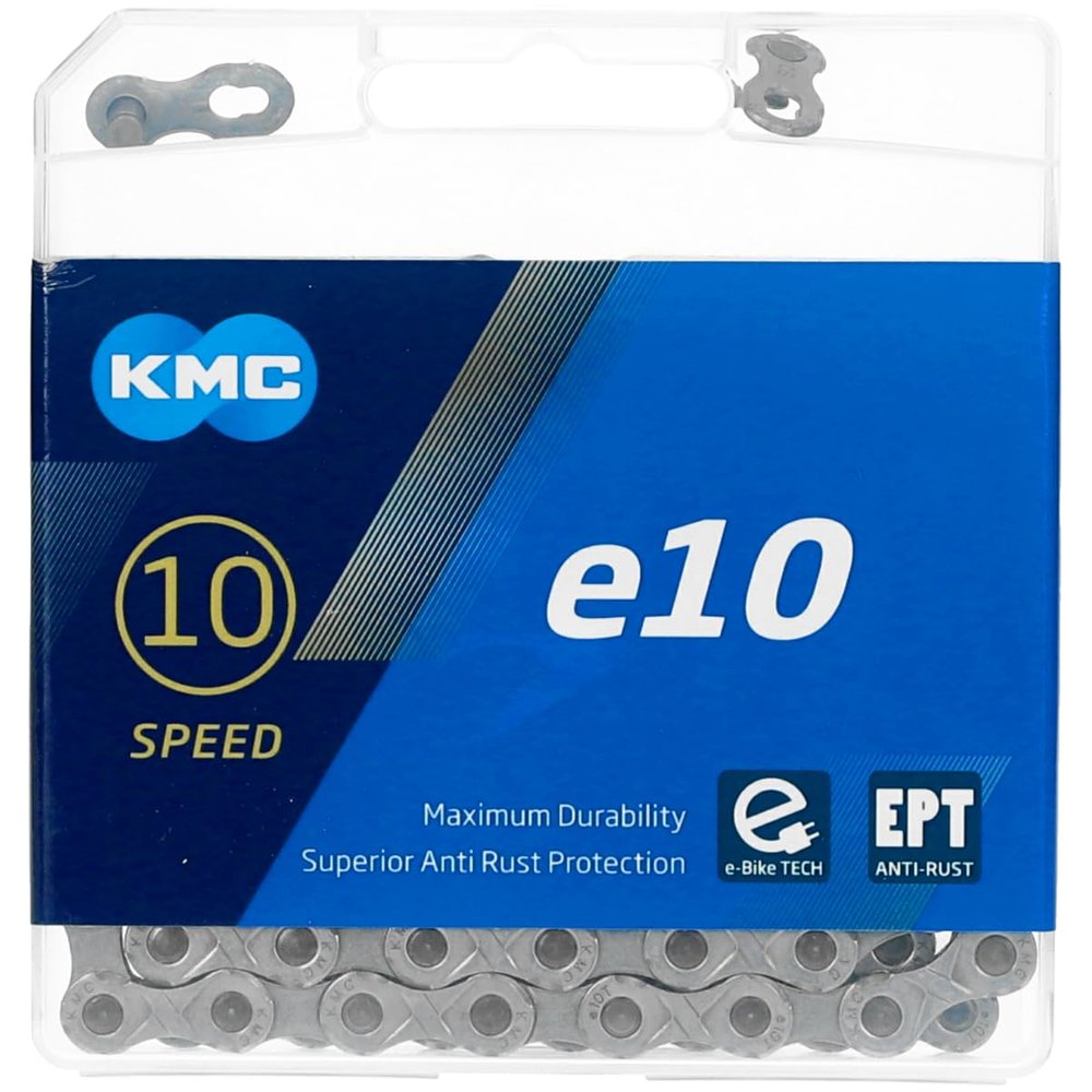 KMC Unisex's E10 EPT Chain, Silver, 136 Link