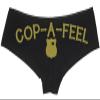 Cop A Feel Leo Police Wife Boyshort Panties The Panty Game cop Party Bridal Gift Gold view 1