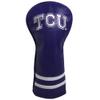 Team Golf NCAA TCU Horned Frogs Vintage Driver Head Cover Vintage Driver Golf Club Headcover, Form Fitting Design, Retro Design & Superb Embroidery view 1