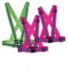 speedyweb High Visibility Elastic Reflective Safety Vest Harness Jogging Strap (2 Pink & 1 Yellow) view 1