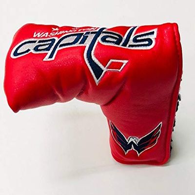 Team Golf NHL Washington Capitals Vintage Blade Putter Cover Golf Club Vintage Blade Putter Headcover, Form Fitting Design, Fits Scotty Cameron, Taylormade, Odyssey, Titleist, Ping, Callaway
