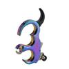 ZSHJG Archery Automatic Release Thumb Trigger 3 Finger 4 Fingers Replaceable Detachable Grip Metal Release Aid for Compound Bow (Colorful) view 2