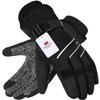 MOREOK Waterproof & Windproof -30F Winter Gloves for Men/Women, 3M Thinsulate Thermal Gloves Touch Screen Warm Gloves for Skiing,Cycling,Motorcycle,Running-Black-S view 1