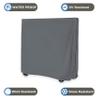 Covers & all Ping Pong Table Covers for Indoor / Outdoor - Waterproof & UV Resistant Table Tennis Cover 12 Oz PVC Heavy Duty Fabric with Air Pockets & Drawstring for Snug Fit (Grey) view 3