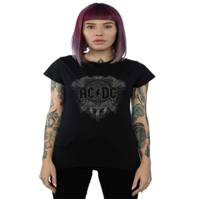 AC/DC Women's Black Ice T-Shirt Black X-Large