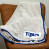 Logo Brands NCAA Memphis Tigers Frosty Fleece Throw Blanket (50" x 60")  Soft Sherpa Material with Team Logo, Team Color Trim view 2