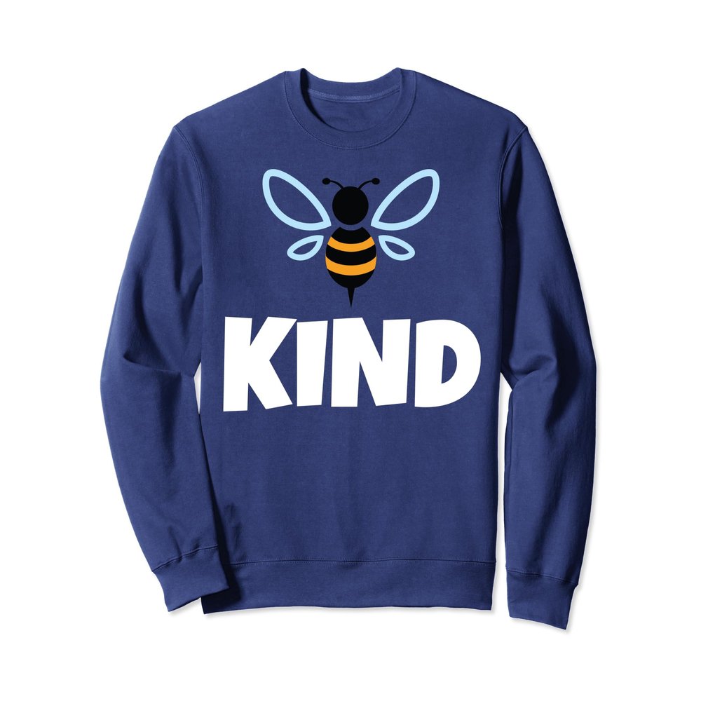 Bumble Bee Be Kind Sweatshirt Teacher Love Kids Kindness