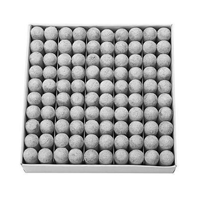 100Pcs Billiard Cue Tips Plastic Billiard Replacement Pool Cue Tips for Pool Cues and Snooker(13mm)