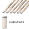 100Pcs Billiard Cue Tips Plastic Billiard Replacement Pool Cue Tips for Pool Cues and Snooker(13mm) view 4