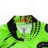 Men's Cycling Jersey Short Sleeve Road Bike Biking Shirt Top Bicycle Cycle Clothes Skull Black Green Size L view 4