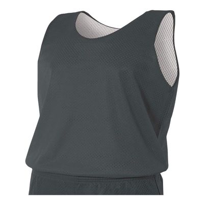 A4 Reversible Mesh Tank (N2206) Graphite/White, XL