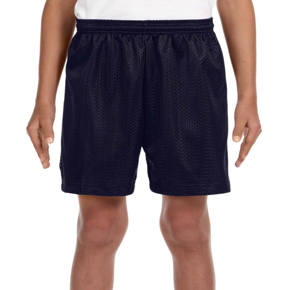 A4 Tricot-Lined 6 Mesh Shorts (NB5301) Navy, XL