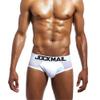 JOCKMAIL Brand Men's Underwear Mesh Briefs Soft Male panties Slip underpants Sexy Gay cueca shorts briefs (XXL, White) view 1