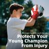 Sportout Youth&Adult Goalie Goalkeeper Gloves, Strong Grip for The Toughest Saves, with Finger Spines to Give Splendid Protection to Prevent Injuries, 3 Colors (Red, 5) view 4