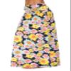 Urban CoCo Women's Stylish Spandex Comfy Fold-Over Flare Long Maxi Skirt (M, 3) view 2