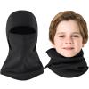 Aegend Balaclava Face Mask for Kids Age 5-12, Windproof Ski Face Neck Warmer for Cold Weather Winter Outdoor Sports(Black) view 1