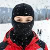 Aegend Balaclava Face Mask for Kids Age 5-12, Windproof Ski Face Neck Warmer for Cold Weather Winter Outdoor Sports(Black) view 2