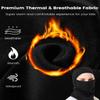 Aegend Balaclava Face Mask for Kids Age 5-12, Windproof Ski Face Neck Warmer for Cold Weather Winter Outdoor Sports(Black) view 3