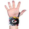 Womens Wrist Wraps for Weightlifting, Exercise, Bodybuilding | G-Loves Quality, Thumb Loops, Cross Training, Powerlifting Workout 12" Durable Wraps (12", Pop Art) view 2