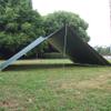 HYFAN Portable Tarp for Hammock Tent Shelter Backpacking Camping Outdoor Picnic Hiking Travel (Green, 3 x 4 M, for 4-5 People) view 3