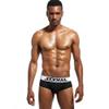 JOCKMAIL Brand Men's Underwear Mesh Briefs Soft Male panties Slip underpants Sexy Gay cueca shorts briefs (XL, Black) view 3