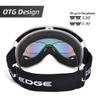 HUBO SPORTS Ski Snow Goggles for Men Women Adult,OTG Snowboard Goggles of Dual Lens with Anti Fog for UV Protection for Girls(WBPGreen) view 3