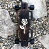 All Natural Longboard Deck - Rose view 2
