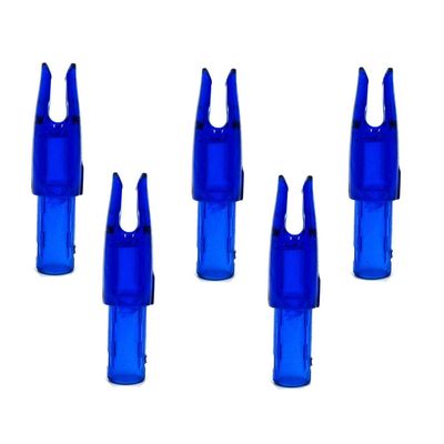 Zhan Yi Arrow Nocks 0.246 inch Inside Diameter Inserts 6.20mm 60 Pack for Archery Standard Size(0.244" to 0.246") Arrows (Blue)