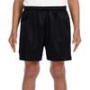 A Product of A4 Youth Six Inch Inseam Mesh Short -Bulk Saving Black view 1