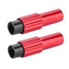 Alomejor Adjuster Bolt 1 Pair Brake Cable Gear Shifting Connector for Mountain Road (Red) view 2