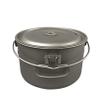 Jolmo Lander Titanium Pot with Bail Handle Outdoor Ultralight Titanium Cookware 1.3L view 1