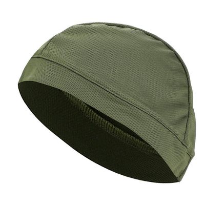 Dioche Helmet Liner , Unisex Sweat-Wicking Under Helmet Liner Sports Cycling Running Skull Hat Sun Headwear(Army Green)