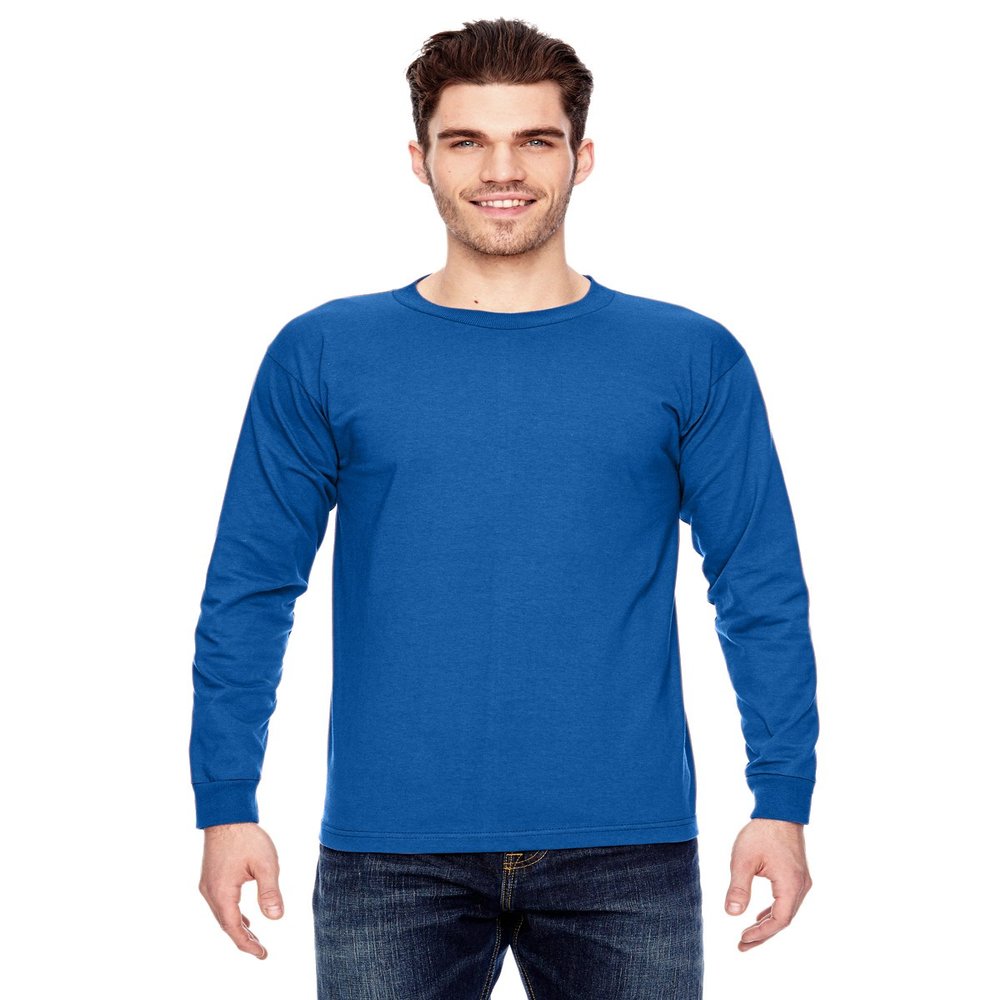 A Product of Bayside Adult Long-Sleeve T-Shirt -Bulk Saving