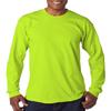A Product of Bayside Adult Long-Sleeve T-Shirt -Bulk Saving Lime Green view 1