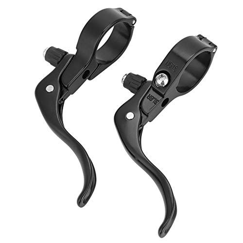 Brake Levers 1 Pair Aluminum Alloy Lightweight 31.8mm for Road (Black)
