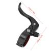 Brake Levers 1 Pair Aluminum Alloy Lightweight 31.8mm for Road (Black) view 2