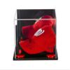 Better Display Cases Acrylic Baseball Cap Display Case Mirror, Wall Mount and Red Risers (A006-RR) view 3