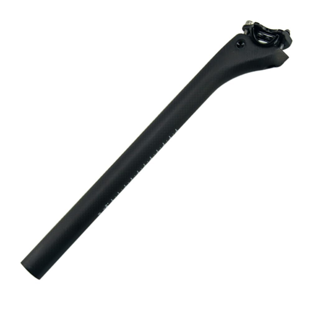 Alfa Pasca Mountain Bike seatpost, Carbon Fiber Road Bike seatpost, 25.4/27.2/30.8/31.6mm Bike seatpost, 3K Matte Finish/Gloss Finish, Bike Accessories