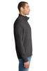 District Lightweight Fleece 1/4-Zip - Unisex, Stylish Casual Pullover Sweater for Men & Women, Regular Fit, Heathered Black, 4XL view 2