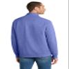 District Lightweight Fleece 1/4-Zip DM392, Heathered Deep Royal, XX-Large view 3