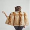 Fox Fur Poncho for Women Real Fur Poncho for Girls view 2