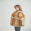 Fox Fur Poncho for Women Real Fur Poncho for Girls view 4