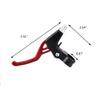 Brake Level, Aluminium Alloy Brake Handle Lever 22cm Diameter for Mountain Road Bike(Red) Brake Levers Brake Handle view 3