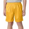 A4 Tricot-Lined 6 Mesh Shorts (NB5301) Gold, M view 1